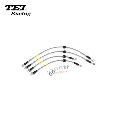 Borracha de linha de freio Tei Racing de alto desempenho com fio de aço externo óleo de casca acelera a resposta do freio